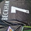 David Beckham Number #7 Manchester United 1998 1999 Black Retro Football Jersey David Beckham Number #7 Manchester United 1998 1999 Black Retro Football Jersey
