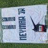 Neymar Jr Number #11 Santos FC White Retro Football Jersey Trikot