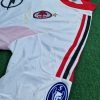 Andriy Shevchenko Number #7 AC Milan 2003 Champions League Final Old Trafford White Retro Jersey Maglia Maillot Andriy Shevchenko Number #7 AC Milan 2003 Champions League Final Old Trafford White Retro Jersey Maglia Maillot
