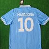 Diego Armando Maradona Number #10 - Napoli 1986 1987 Retro Football Jersey Trikot Maillot Maglia