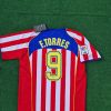 Fernando Torres Number #9 Atletico Madrid 2004 2005 SpiderMan Retro Football Jersey Fernando Torres Number #9 Atletico Madrid 2004 2005 SpiderMan Retro Football Jersey