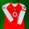 Thierry Henry Number #14 Arsenal Retro Long Sleeve Football Jersey Thierry Henry Number #14 Arsenal Retro Long Sleeve Football Jersey