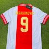 Zlatan Ibrahimovic Number #9 Ajax Retro Golden Printing Jersey Trikot Soccer Shirt Zlatan Ibrahimovic Number #9 Ajax Retro Golden Printing Jersey Trikot Soccer Shirt