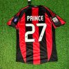 Kevin Prince Boateng Number #27 Milan 2010 2011 Retro Jersey Trikot Maillot Soccer Shirt