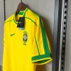Rivaldo Brazil Number #10 1998 World Cup Retro Jersey Soccer Shirt Rivaldo Brazil Number #10 1998 World Cup Retro Jersey Soccer Shirt