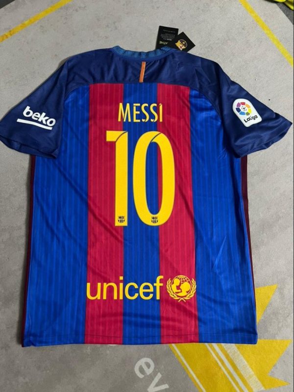 Lionel Messi Number #10 Barcelona 2016-2017 Season Jersey Trikot
