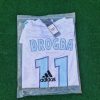 Olympique Marseille Didier Drogba Number #11 2003-04 Home No.11 Ligue 1 OM Football Jersey Maillot Olympique Marseille Didier Drogba Number #11 2003-04 Home No.11 Ligue 1 OM Football Jersey Maillot
