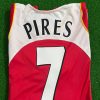Robert Pires Number #7 - Arsenal 2004/2005 O2 Red Retro Kit Jersey Trikot Maillot Soccer Shirt Robert Pires Number #7 - Arsenal 2004/2005 O2 Red Retro Kit Jersey Trikot Maillot Soccer Shirt