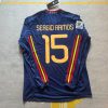 Sergio Ramos Number #15 - Spain 2010 World Cup Final Retro Jersey Trikot Sergio Ramos Number #15 - Spain 2010 World Cup Final Retro Jersey Trikot