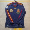 Sergio Ramos Number #15 - Spain 2010 World Cup Final Retro Jersey Trikot Sergio Ramos Number #15 - Spain 2010 World Cup Final Retro Jersey Trikot