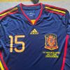 Sergio Ramos Number #15 - Spain 2010 World Cup Final Retro Jersey Trikot Sergio Ramos Number #15 - Spain 2010 World Cup Final Retro Jersey Trikot