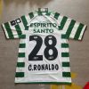 Cristiano Ronaldo Number #28 First Jersey Trikot Sporting CP Lisbon 2001 2003