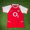 Thierry Henry Number #14 - Arsenal o2 2002/03 Home Retro Kit Jersey Trikot Maillot Soccer Thierry Henry Number #14 - Arsenal o2 2002/03 Home Retro Kit Jersey Trikot Maillot Soccer
