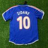 Zinedine Zidane Number #10 France EURO 2000 2002 Retro Football Jersey Zinedine Zidane Number #10 France EURO 2000 2002 Retro Football Jersey
