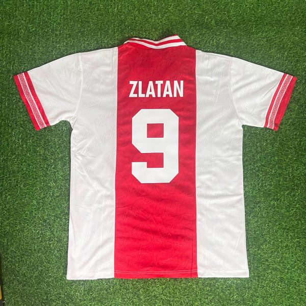 Zlatan Ibrahimovic Number #9 Ajax Retro Jersey Trikot