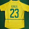 Kaká Number #23 Brazil 2002 World Cup Retro Football Jersey Soccer Shirt