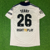 John Terry Number #26 - Chelsea 2011 2012 Champions League White Yellow Retro Jersey Trikot Maglia John Terry Number #26 - Chelsea 2011 2012 Champions League White Yellow Retro Jersey Trikot Maglia