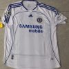 Chelsea White Retro Lampard Number #8 Jersey Soccer Shirt
