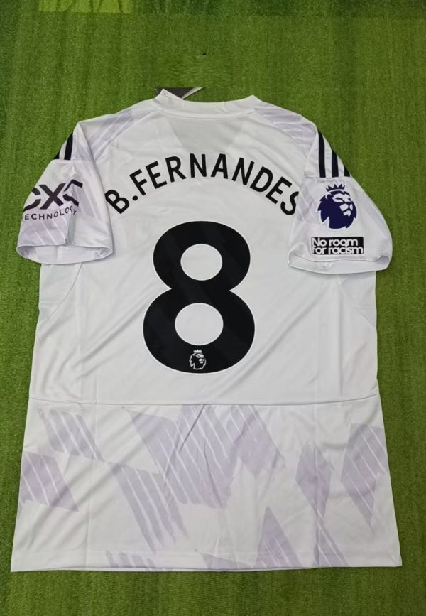 Bruno Fernandes Number #8 Manchester United Away New Season 2026 Jersey Trikot Maillot Soccer Shirt