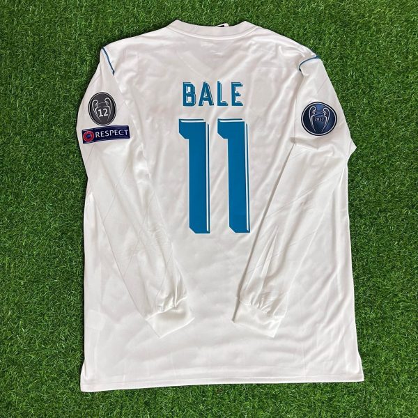 Gareth Bale Number #11 Real Madrid Champions League Final Jersey Soccer Shirt