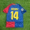 Thierry Henry Number #14 - Barcelona 2009 Champions League Roma Final Retro Jersey Trikot Maillot Thierry Henry Number #14 - Barcelona 2009 Champions League Roma Final Retro Jersey Trikot Maillot
