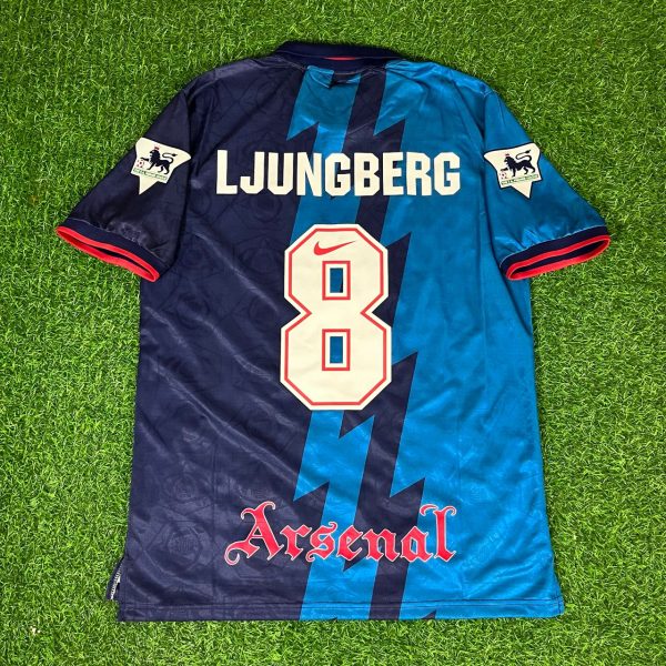 Fredrik Ljungberg Number #8 – Arsenal Retro Kit Jersey Trikot Maillot Soccer Shirt