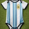Argentina Baby Bodysuit | Infant Soccer Romper | Argentina Blue White Jersey for Newborn