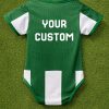 Real Betis Baby Soccer Bodysuit | Green & White Jersey Romper
