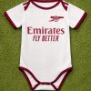 Arsenal Baby Soccer Bodysuit | White Color Jersey Romper