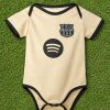 Barcelona Away Baby Soccer Bodysuit | Grey Color Jersey Romper Barcelona Away Baby Soccer Bodysuit | Grey Color Jersey Romper