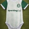 Palmeiras Baby Bodysuit | Infant Soccer Romper | White Green Jersey for Newborn