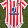 Atletico Madrid Baby Bodysuit | Infant Soccer Romper | Red White Jersey for Newborn