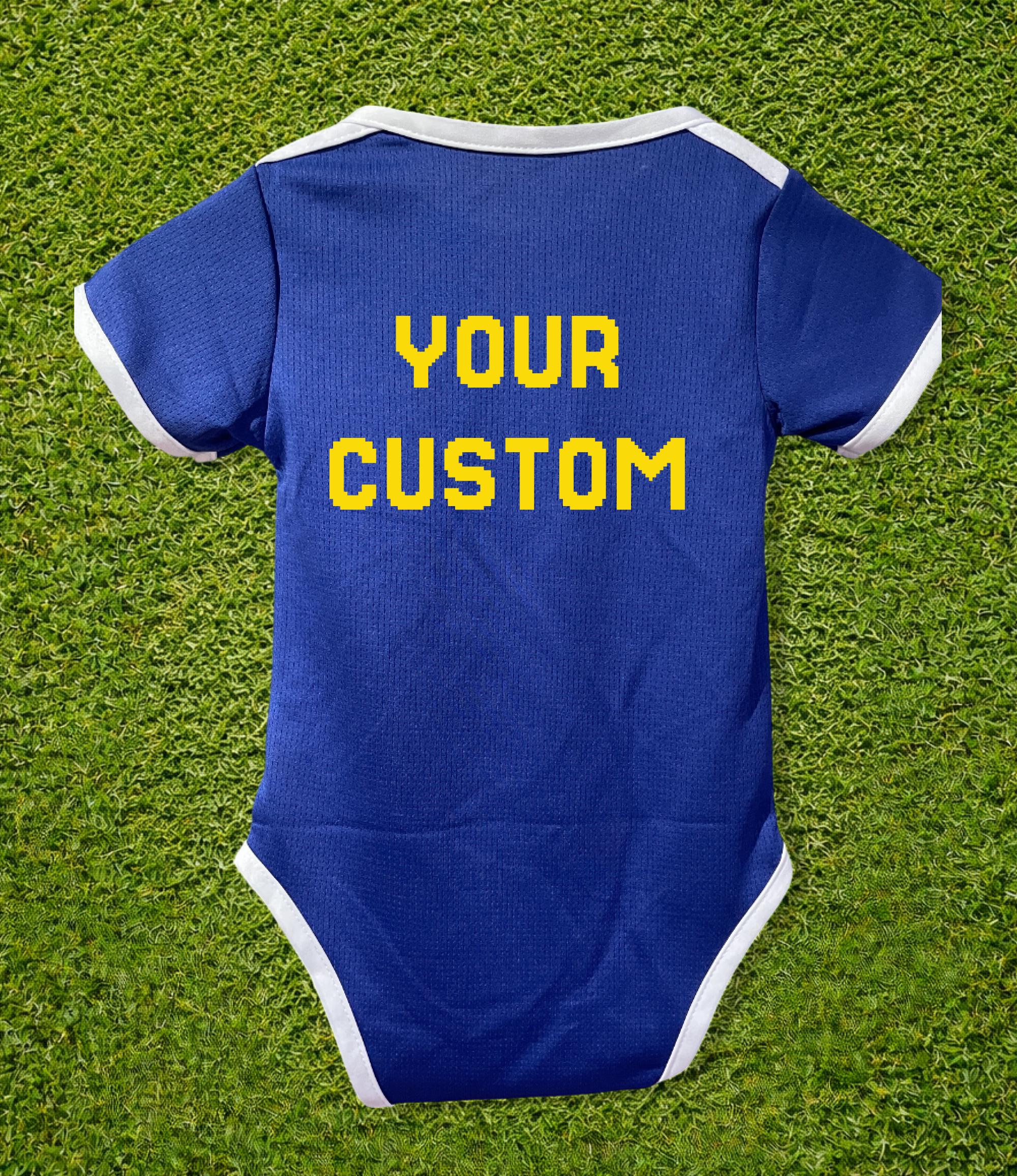 il_fullxfull.7651953919_ec39 Japan Baby Bodysuit | Infant Soccer Romper | Blue Jersey for Newborn