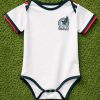 Mexico Baby Bodysuit | Infant Soccer Romper | Mexico White Jersey for Newborn Mexico Baby Bodysuit | Infant Soccer Romper | Mexico White Jersey for Newborn