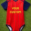 Spain Baby Bodysuit | Infant Soccer Romper | Spain Red Jersey for Newborn Spain Baby Bodysuit | Infant Soccer Romper | Spain Red Jersey for Newborn