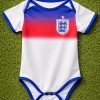 England Baby Bodysuit | Infant Soccer Romper | England White Jersey for Newborn England Baby Bodysuit | Infant Soccer Romper | England White Jersey for Newborn