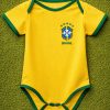 Brazil Baby Bodysuit | Infant Soccer Romper | Brazil Yellow Jersey for Newborn Brazil Baby Bodysuit | Infant Soccer Romper | Brazil Yellow Jersey for Newborn