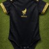 Mexico Baby Bodysuit | Infant Soccer Romper | Mexico Black Jersey for Newborn