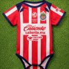 Chivas de Guadalajara Home Baby Soccer Bodysuit | Red Color Jersey Romper Chivas de Guadalajara Home Baby Soccer Bodysuit | Red Color Jersey Romper