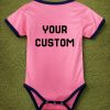 Barcelona Away Baby Bodysuit | Pink Soccer Jersey Romper