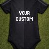 Inter Miami Baby Bodysuit | Infant Soccer Romper | Black Jersey for Newborn