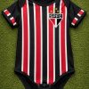 Sao Paulo Baby Bodysuit | Infant Soccer Romper | Red Black Jersey for Newborn Sao Paulo Baby Bodysuit | Infant Soccer Romper | Red Black Jersey for Newborn