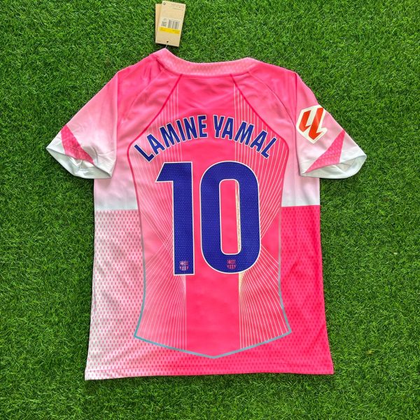 Lamine Yamal Number #10 Barcelona Home Number 10 Pink New Season 2026 Jersey Trikot Maillot Soccer Shirt