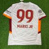 Galatasaray Mario JR Number #99 Lemina New Season White Jersey Trikot Maillot Soccer Shirt Galatasaray Mario JR Number #99 Lemina New Season White Jersey Trikot Maillot Soccer Shirt