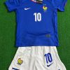 Kylian Mbappe France Kids Jersey kit Kindertrikot maillot enfant kindertrui