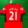 Diego Forlan Number #21 Manchester United 2002-2004 Home Retro Jersey Trikot Camiseta Diego Forlan Number #21 Manchester United 2002-2004 Home Retro Jersey Trikot Camiseta