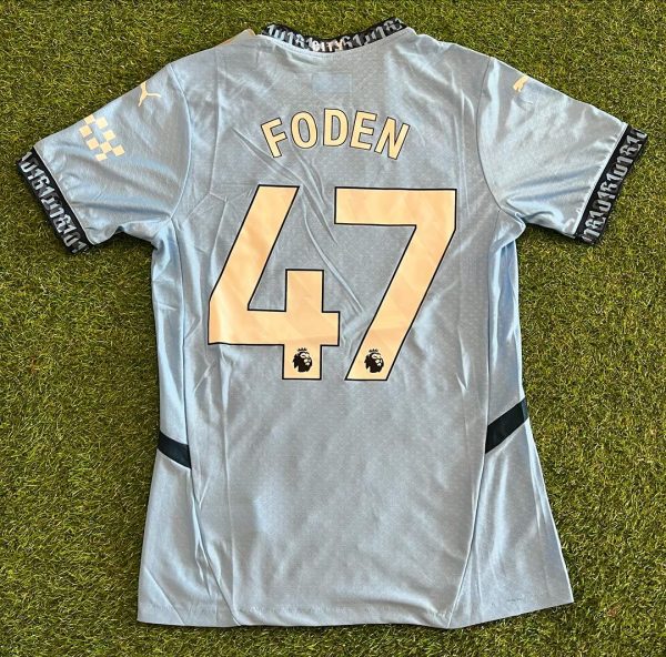 Phil Foden Number #47 Manchester City Football Jersey Maillot