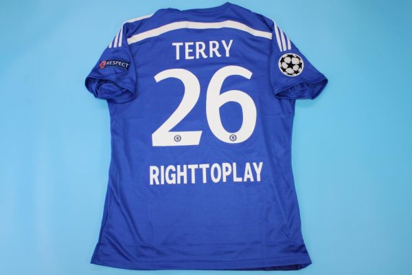 John Terry Number #26 Chelsea 2014 2015 Retro Sleeve Jersey Soccer Shirt