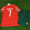 Cristiano Ronaldo Portugal UEFA Nations League Winner Kids Kit Jersey KinderTrikot Maillot Shirt Cristiano Ronaldo Portugal UEFA Nations League Winner Kids Kit Jersey KinderTrikot Maillot Shirt