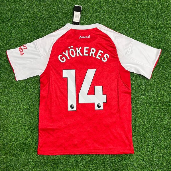 Viktor Gyökeres #14 Arsenal Home New Season 2026 Jersey Kit Soccer Trikot Maillot Maglia